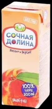 СОК ПЕРСИК "СОЧНАЯ ДОЛИНА"