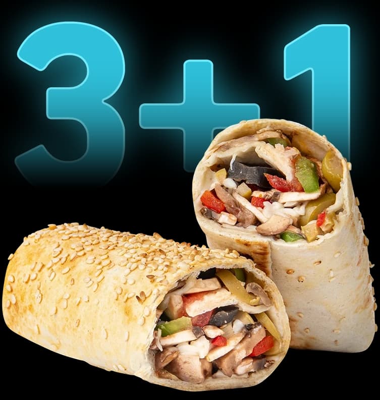 3+1 ВЕГЕТАРИАНСКИЙ ЛАВАШ